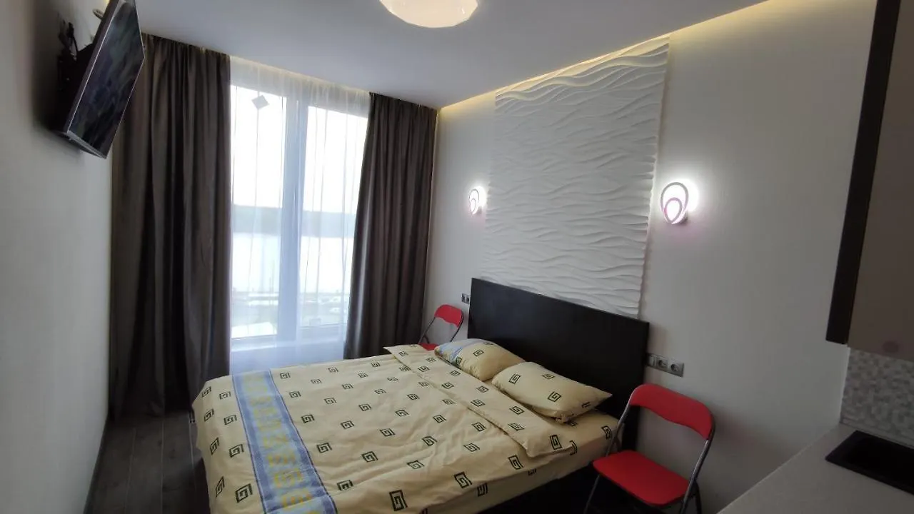Rybalsky Studio Apartment Dnipro View Kiev